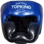 Top King TKHGSS-01 Боксерский Шлем Тайский Бокс "Super Star" Синий Размер XL